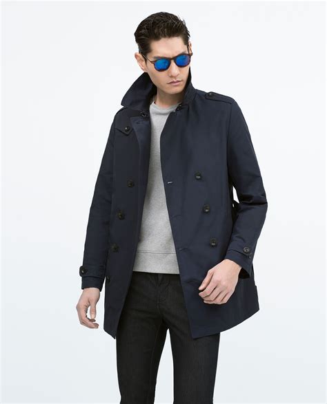 Zara Men's Trench Coats .